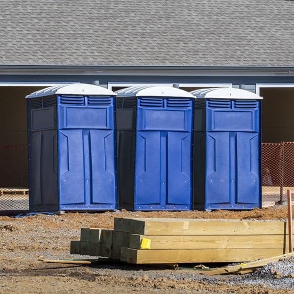 what is the expected delivery and pickup timeframe for the porta potties in Grand Coteau LA